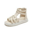 thumbnail image 3 of Huowey Girls' Sandals Soft Sole Comfortable Roman Sandal for Summer Beach Casual Daily Wear, 3 of 8
