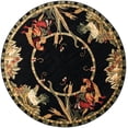 thumbnail image 2 of Rugs.com Pastoral Collection Rug – 8 Ft Round Black Medium Rug Perfect For Kitchens, Dining Rooms, 2 of 9