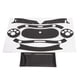 thumbnail image 1 of Pegatina de piel para gafas VR, pegatinas profesionales para auriculares VR resistentes a los arañazos y al polvo, de PVC, para PICO 4 VR, grano de carbono, color negro, 1 of 5