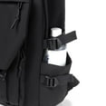 thumbnail image 2 of Mochila impermeable Bolsa de viaje de moda de alta capacidad con bolsillos laterales Bolsa diaria para hombres y mujeres (negro), 2 of 5