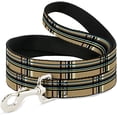 thumbnail image 1 of Dog Leash Plaid Tan 4 Feet Long 0.5 Inch Wide, 1 of 1
