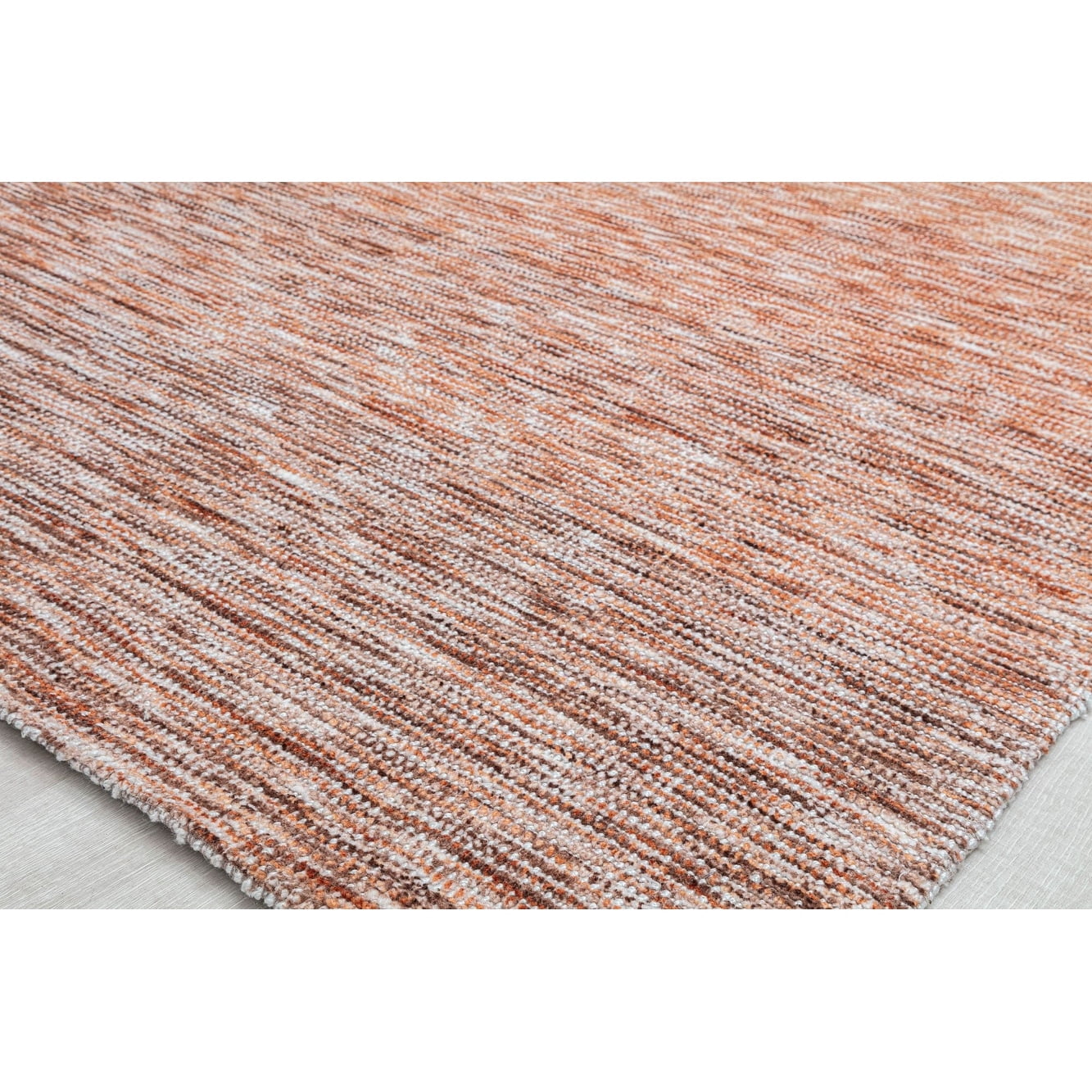 Rugs America RW10A Copper Solid Bohemian Orange Area Rug, 8'0"x10'0" Ideal for Living Room, Bedroom, Dining Room and More