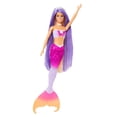 thumbnail image 5 of Barbie Mermaid Doll, “Malibu” with Pink Hair, Styling Accessories, Pet Dolphin and Water-Activated Color Change Feature, 5 of 5
