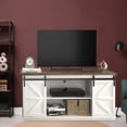 thumbnail image 3 of Yulika Sliding Barn Door Modern design Television Stand 51.96 in, 3 of 6