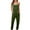 Army Green, variant on Diufon Rompers for Women V Neck Sleeveless Spaghetti Strap Overalls Pockets Solid Color Playsuit
