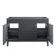 thumbnail image 5 of Modway Render 48" Single Sink Compatible (not included) Bathroom Vanity Cabinet in Gray, 5 of 9