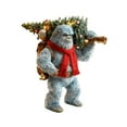 thumbnail image 1 of Adornos Navideños de Animales Acrílicos Planos 2D para Árbol de Navidad, Colgantes de Búho y Mapache con Cuerda | Decoración Navideña Duradera para Árboles, Coronas y Paredes | Regalos Festivos para, 1 of 6