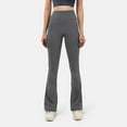 thumbnail image 4 of Pantalones casuales acampanados con bolsillos para mujer - Athleisure/yoga, poliéster, todas las estaciones, S-XL, 4 of 8