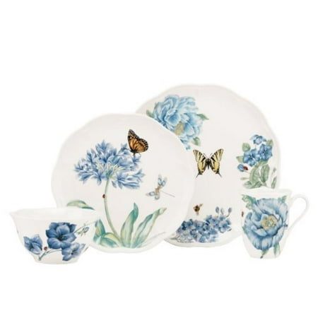 Lenox Butterfly Meadow 7 Piece - Lenox Butterfly Meadow Blue 4-Piece Place Setting