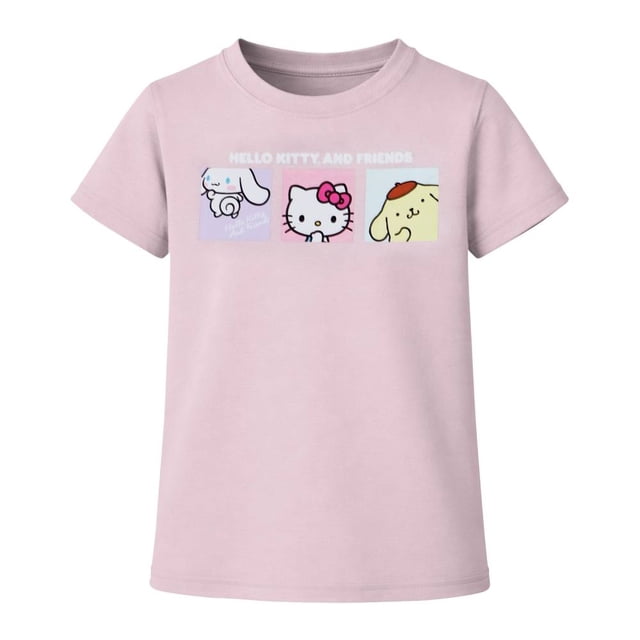 Playera Hello Kitty para niña, Manga Corta, Rosa, Talla 14