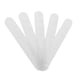 thumbnail image 1 of 5 piezas rectángulo claro Multi agujero cabelludo cinta protectora de calor para pegamento extensiones de cabello plantillas, 1 of 7