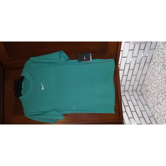 BRANDED BOYS TRAINING ATHLETIC T-SHIRT SZ XL TEAL 414869 407 LIGHTWEIGHT DRI-FIT