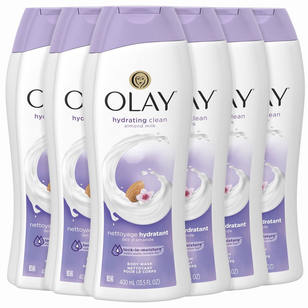 Olay Daily Moisture Quench Moisturizing Body Wash 13.5 Oz (Pack of 6