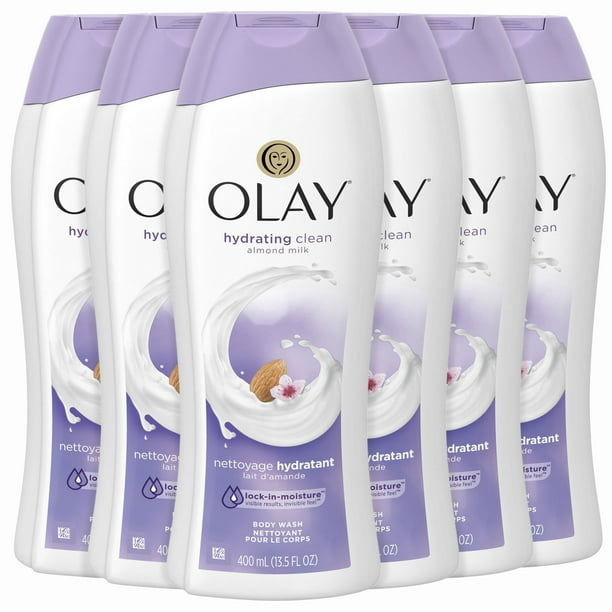 Olay Daily Moisture Quench Moisturizing Body Wash 13.5 Oz (Pack of 6
