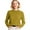 14#Yellow, variant on Sweaters for Women Long Sleeve Crew Neck Soft Warm Pullover Tops Lightweight Knit Sweater Black L