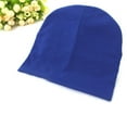 thumbnail image 3 of Wuxian Toddler Babies Kids Hats Soft Pull On Cap Seamless Comfort Fit Solid Colro Stretchable Beanie Hats Breathable Cozy Skull Caps Lightweight Fashionable Dailywear,Blue,0-2 Years, 3 of 5