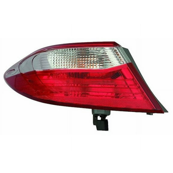 Left Driver Side Outer Tail Light Assembly - Compatible with 2015 - 2017 Toyota Camry 2016