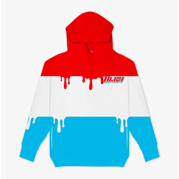 DHXXH Ice Cream Hoodie Custom Soft Dropped Shoulder Baseball Fans All-Season for 2025 Unisex for Men and Women (Size S-XL)