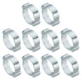 thumbnail image 1 of Unique Bargains 30 Pack 17-20mm Double Ear Hose Clamp, Galvanized Steel Crimp Rings, 1 of 6