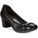 thumbnail image 2 of Vestido Anne Klein Sport Guardian de cuero negro para mujer, 2 of 4