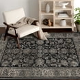 thumbnail image 2 of Ashwood Home Zarmternia 7'10" x 9'10" Black Oriental Area Rug, 2 of 9