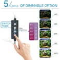 thumbnail image 4 of hygger 36W Advanced LED Aquarium Light, Full Spectrum Fish Tank Light, 24/7 Lighting Cycle Timer 6 Colors 5 Intensity Customize, for Freshwater Planted Tank, 4 of 8