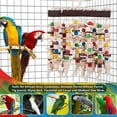 thumbnail image 6 of Wooden Chewing Toy By UrbanEden: Hanging Bird Bite Toy With Multicolored Blocks, Ideal Climbing And Chewing Toy For Macaws, 6 of 8