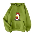 thumbnail image 1 of Gibobby Mujeres sudadera con capucha suéter Sudadera informal con capucha para mujer, sudadera con estampado , sudadera con capucha y bolsillo con cordón （Verde， M), 1 of 3