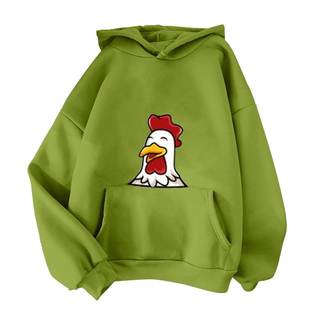 Gibobby Mujeres sudadera con capucha suéter Sudadera informal con capucha para mujer, sudadera con estampado , sudadera con capucha y bolsillo con cordón (Verde, M)