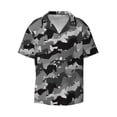 thumbnail image 6 of Kdxio Men's Hawaiian Shirt for Men Short Sleeve Shirt Horse Silhouette Summer Casual Holiday Beach Button Down T-Shirts, 6 of 7