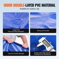 thumbnail image 3 of Bolsa de agua VEVOR plegable de PVC azul de 1000 L/264 galones, 3 of 9