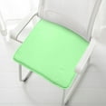 thumbnail image 5 of Cozeii Chair Cushion with Ties, 15.7x15.7 Inch Soft Seat Pad for Office Dining Chair, Thick Comfortable Chair Pad Non-Slip, Machine Washable Cover, Light Green, 5 of 5