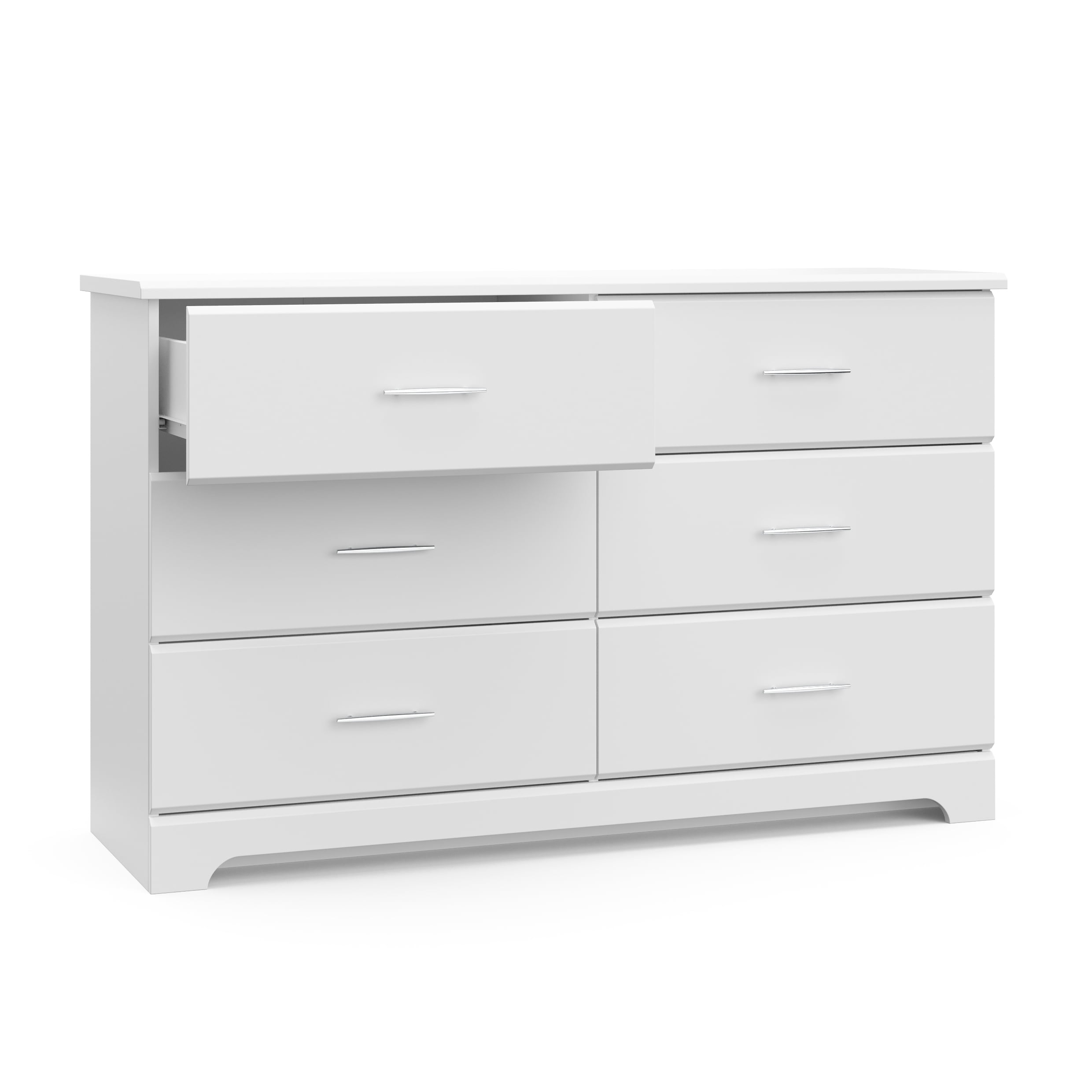 Storkcraft Brookside 6 Drawer Nursery Double Dresser, Driftwood