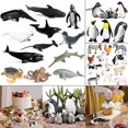 thumbnail image 1 of EIMELI 12PCS Animal Figures Toys Set Realistic Animal Animal Model Plastic Educational Farm Animal Toys Handed Small Sea Animal Statues Mini guin Animal Figures Educational Sets For Toddl, 1 of 7