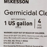 McKesson Germicidal Cleaner, Isopropyl Based, Liquid Disinfectant, 1 ...