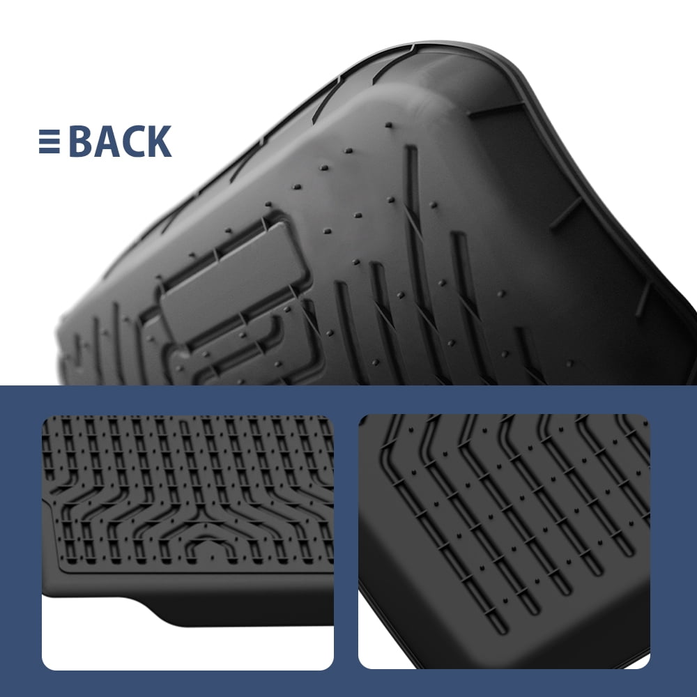 6Pcs Floor Mats & Cargo Liner TPE Fit For 2017-2023 Tesla Model 3 All Weather Heavy Duty Custom Fit Liners