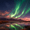 Northern Lights, variant on New York City Traffic Jam Canvas Wall Art,Living Room Bedroom Office Hotel Home Decor