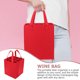 thumbnail image 3 of OHOIOLLA Bolsa Portátil Roja Para Vino Con Compartimentos Y Material De Fieltro Para Uso En Fiestas, 3 of 6