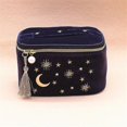 thumbnail image 3 of Neceser cosmético HUOGUO Cute Star bordado en terciopelo, 3 of 5