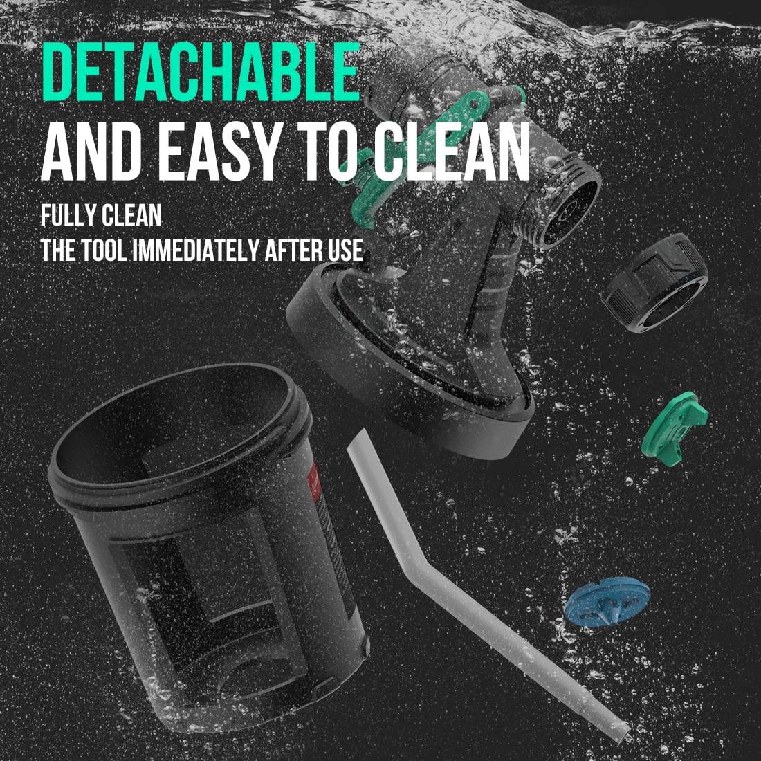 Buy Litheli HVLP 20V Paint Sprayer with Brushless Motor, Cordless Paint