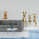 thumbnail image 2 of Escultura majestuosa, figura artística de animal, adorno de mesa, centro de mesa decorativo para oficina, hogar, estantería, armario, regalo de cumple, 2 of 8