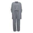 thumbnail image 6 of Pyhlmscde Women's New Knitted Slim Fit Tank Top Pants Sports Set Pants Three Sets, Sweatsuits Women 2 Piece Outfit, Womens Loungewear Set, Two Piece Sets for Women, 6 of 6