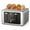 4-silver, variant on WHALLULTRA Touchscreen Toaster 4 Slice - Stainless Steel Toaster, 6 Shade Settings, Extra Wide Slots Toaster