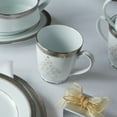 thumbnail image 2 of Noritake Crestwood Platinum Set of 4 Holiday Accent Mugs, 2 of 4