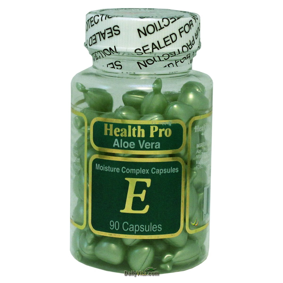 Aloe Vera & Vitamin E Skin Oil, 90 Capsules