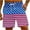 Multicolor # 4th of july mens swim trunks, variant on cllios Men's 4th of July Swim Trunks Quick Dry American Flag Board Shorts Independence Day Patriotica Surfing Shorts Bathing Suits Swimwear