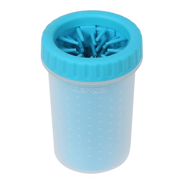 Dexas Petware Mudbuster Blue Medium 5.8 ounces Portable Dog Paw