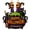 #01-B, variant on Halloween Wooden Door Wreath Sign, Happy Halloween Witch Feet Wall Decor with Black Cat & Spider for Front Door, Porch & Farmhouse Display