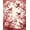 Red White, Pattern 4, variant on ODIKA Chinoiserie Toile Vintage Jungle Border Tiger Delft European Easy Care Kids Safe for Small Living Room, Playroom, Bedroom
