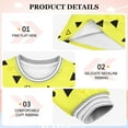 thumbnail image 3 of Yellow Triangle Dots Girls'long-sleeved dress Thickened A-dress Warm Dress Basic Shirt Party Dresses, 3 of 7